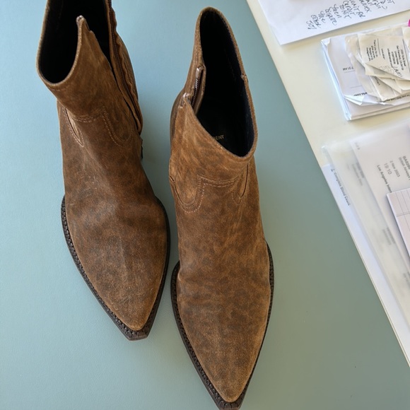 Saint Laurent brown booties - Picture 2 of 4
